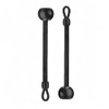 Bungee Tie Down Conversion of Exterior Sun Shades Roller up
