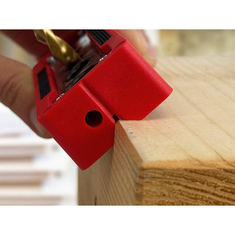 DAYTOOLS Drilling template BS-212, sturdy aluminium guide bushes, 6 bore