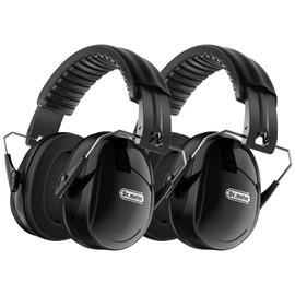 Dr.meter Ear Defenders Black Pack of 2