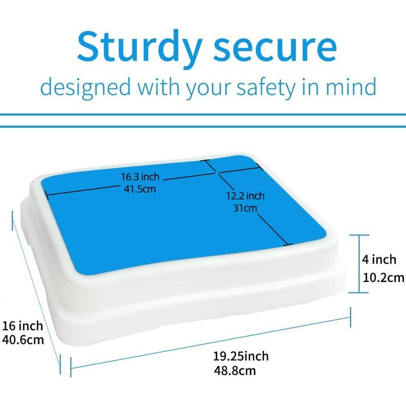 Wefaner Bath Step,Set of 3 Stackable Bathtub Non Slip Safety
