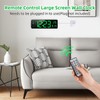 AnExer 13'' Digital Wall Clock Large Display, Big LED/Dual Alarm/Auto