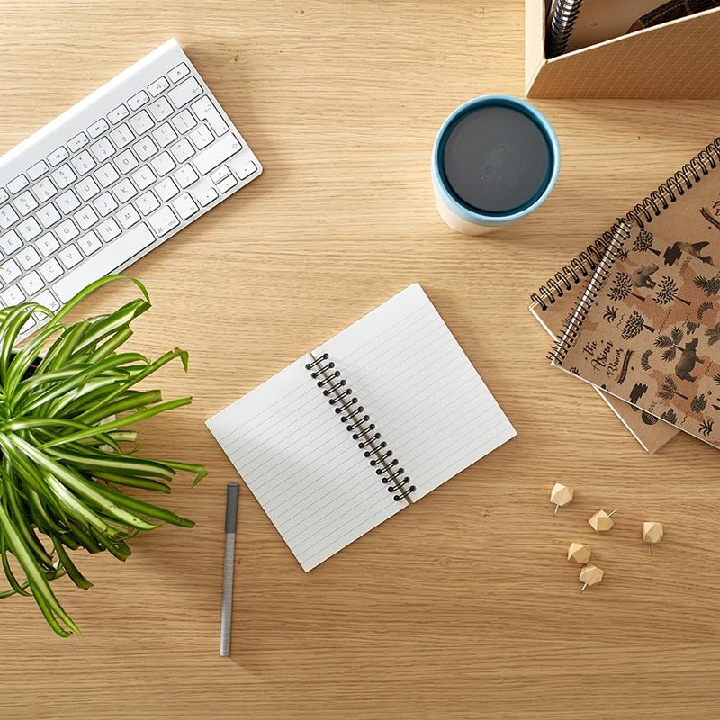 RHINO SRSE3-6 A6 Recycled Save the Rhino Notebook