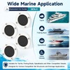 AIYOYOLIFE 2-7/8 inch Boat Scupper Drain Valve Kit Self-Bailing Cockpit
