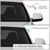 DNA MOTORING WVS-038 Dark Smoke Vent Window Visor Deflector Rain/Sun