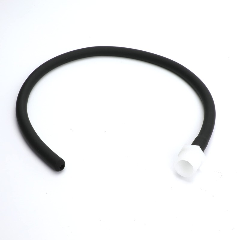 20 inches Silicone Nozzle Enema Attachment Reusable Douche Black Hose