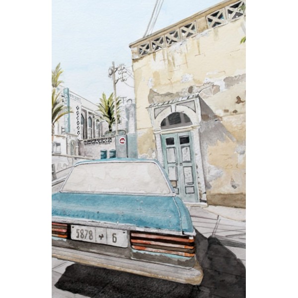 Classic Ruled Notebook - CS:GO inspired Watercolour "Dust A Car",