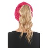 C.C BeanieTail Warm Knit Messy High Bun Ponytail Visor Beanie