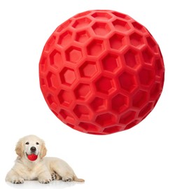 Dog Squeaky Toys Dog Chew Toys for Aggressive Chewers Indestructible Pet Toy for Training and Cleaning Teeth Non-Toxic Natural Rubber