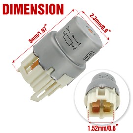 Multi Purpose Auto Relay 056700-5260 12V 22A 2 to 4 Switch for Toyota MR2 Hilux 4Runner for Lexus SC300 90987-02004 90987-02002 90080-87001 90080-87003 056700-4810 OEM Quick Connect