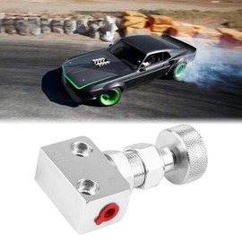 Aramox Brake control, brake proportional valve, brake shut-off valve, pressure regulator, universal motorsport (silver).