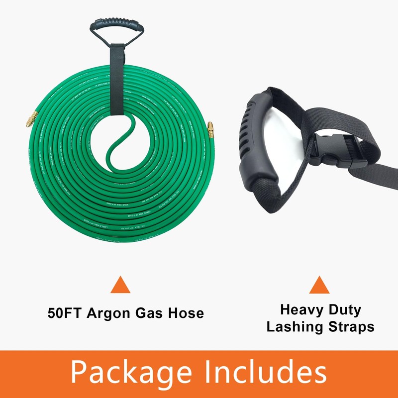 50FT Argon Gas Hose, Inert Gas Welding Hoses for MIG/TIG