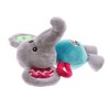GiGwi Dog Toys Plush Friends Puffy Animal Elephant