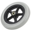 Wheelchair Front Wheels, 7 Inch Front Caster Disabled Anti-Slip Rubber