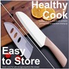 Rynal Ceramic Knife Sharp Ceramic Kitchen Knife with Sheath Cover