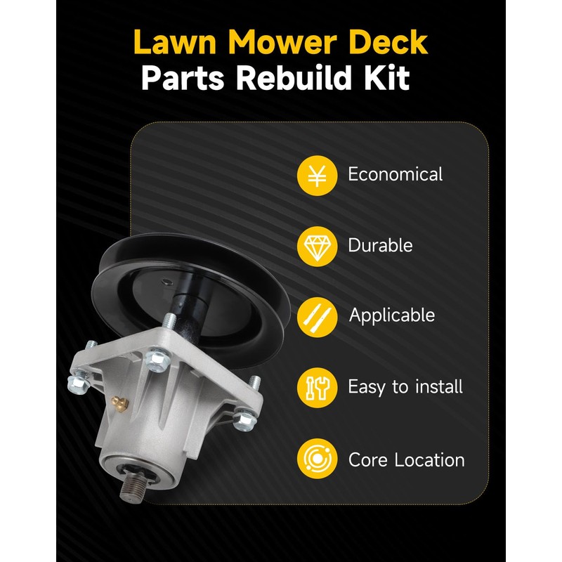 OCPTY Lawn Mower Deck Rebuild Kit 46", Mower Blade Rebuild