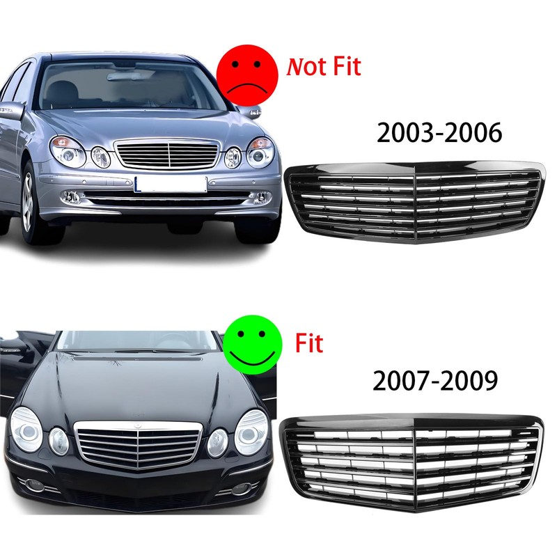 Front Grill Bumper Grille Replacement for 2003 2004 2005 2006