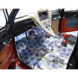 FatMat Self-Adhesive FatMat Sound Deadener Bulk Pack with Install Kit - 50 Sq Ft x 50 mil Thick