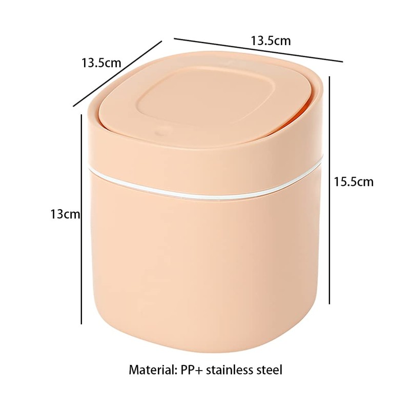 Gsrhzd Desktop Trash Bin, Mini Cute Trash Bin, Table Bin