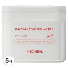 Mediheal Phyto Enzyme Exfoliating Pads, 90 sheets, 200ml, 5 packs / 메디힐 피토엔자임 각질 패드, 90매입, 200ml, 5개