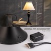 O'Bright Ember Rechargeable Table Lamp – Cordless, Touch Dimmable, Battery