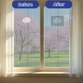 SWRT Window Screen Repair Tape – 3 Inch x 30 FT Black Screen Repair Kit, Strong Adhesive Mesh Patch for Screen Door Repair Kit, Easy to Use for Fixing Torn Windows, Doors, and Mesh Screens