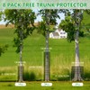QiWeiFaCai 8 Pcs Tree Protectors from Deer, Tree Guards Trunk