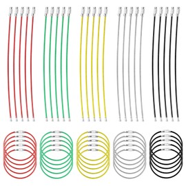 50 Pcs Stainless Steel Wire Keychain Cable, 5.9 Inch Colored Nylon Coated Wire Key Ring, 2mm Cable Loop Rings, Steel Wire Keychain for Hanging Luggage Tags, Keys and ID Tag Keepers, Multicolor