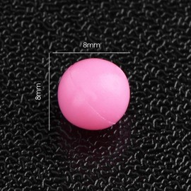 NewShot Multi Coloured Beads for Fishing. Ideal for Rigs, Sea, Boat and Beach Fishing(100 of Pack) (8mm)