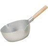Hokuriku Aluminum Ajigokoro Snow Flat Pot, 7.1 inches (18 cm)