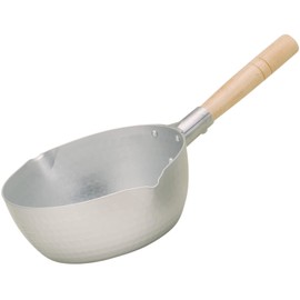 Hokuriku Aluminum Ajigokoro Snow Flat Pot, 7.1 inches (18 cm)