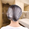 TUPARKA 120 Pcs Disposable Shower Caps Plastic Elastic Bath Cap