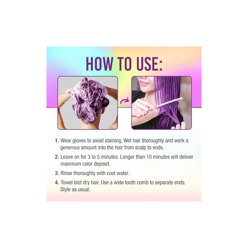 Punky Colour 3-in-1 Color Depositing Hair Cleanser & Conditioner, 8.5