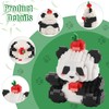 Xbessc 3-in-1 Panda Building Blocks Set, Panda Bricks, Mini Clamping