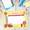 Papierdrachen Timetable DIN A4 Pad – Monster Design – Writeable