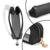 2 Piece Pencil Bag PU Pencil Bag Waterproof Transparent Pencil