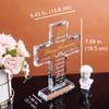 YWHL 20th Anniversary Religious Gifts for Couple, Laser Engraved Glass