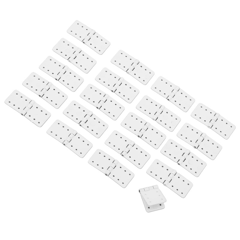 lvifloae 40pcs Rc Aircraft Hinges Pinned Plastic Remote Control Airplane