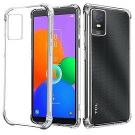 Ezydigitals Case for Telstra T-Inspire Clear Shockproof [Slim] Scratch Resistant Gel Rubber Case