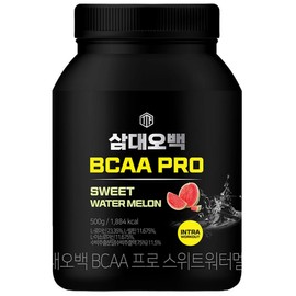 Samdae 5 Baek BCAA Pro Health Supplement Sweet Water Melon, 500g, 1 piece / 삼대오백 BCAA 프로 헬스보충제 스위트워터멜론, 500g, 1개