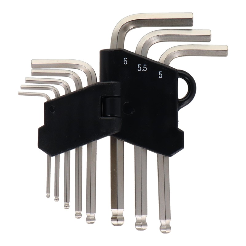 三共コーポレーション trad 8pcs. ボールポイント六角棒レンチセット TBS-8 350108