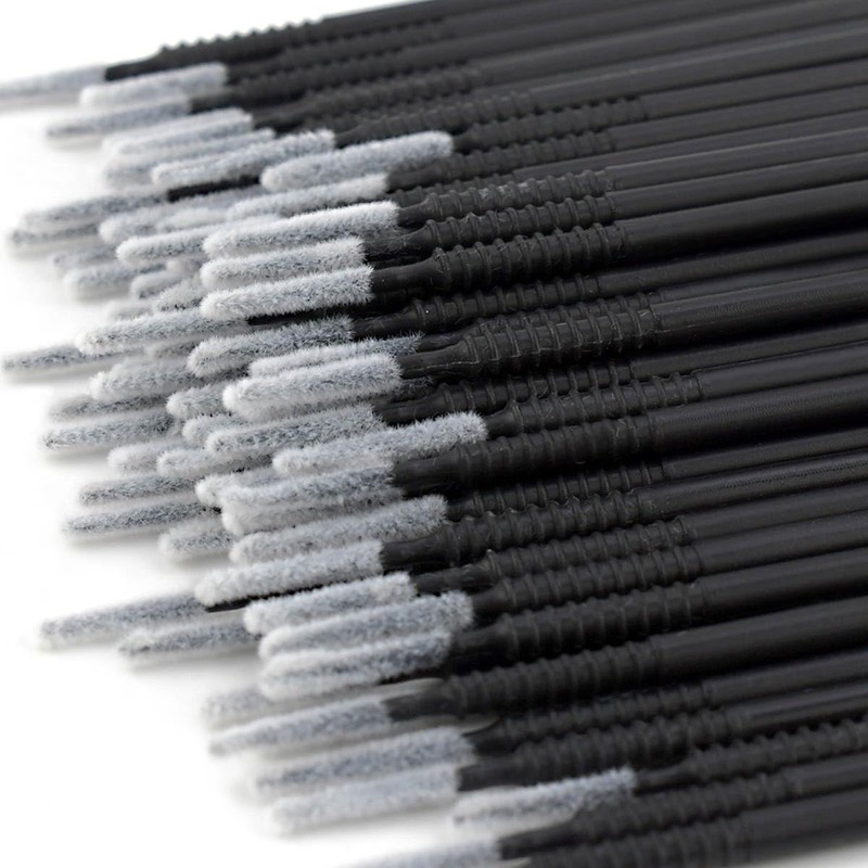 100 Pack Disposable Micro Brush Applicator Swabs for Eyelash Extension