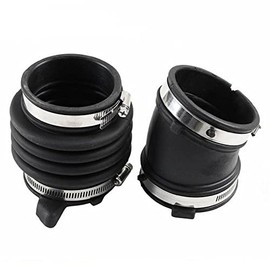 BuliBoao Air Intake Hose, 2 Pcs Air Intake Resonator Hose Tube Duct Boot For Infiniti G35 2003-2007 16576-EG00A