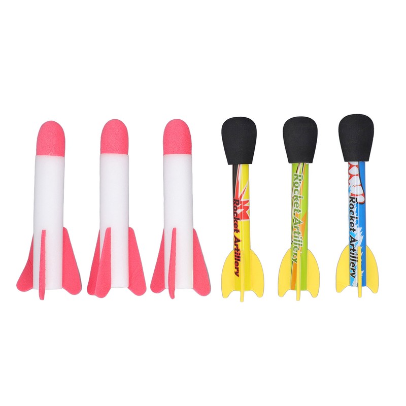 Kids Rocket Launcher Safe Luminous Effect Step On Launcher Toy