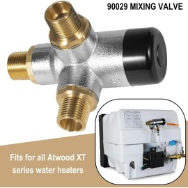 Hihitomorrow 90029 Mixing Valve For XT Series Water Heaters Replace for Atwood 90029