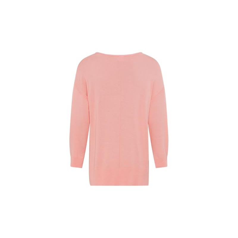 Brax Women's Style.Liz Summer Viscose Pullover, 46 Neon Peach, 48