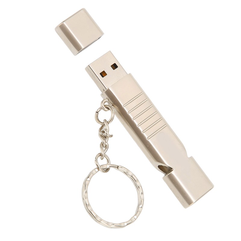 Whistle USB Flash Drives Aluminum Alloy Outdoor Waterproof USB Flash