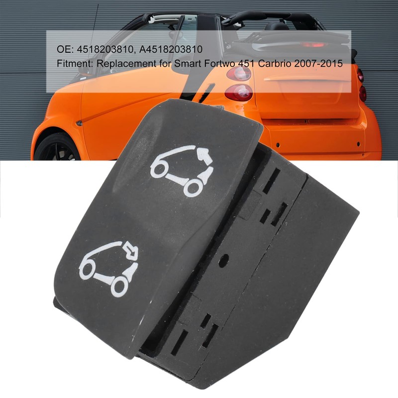 Convertible Top Switch, 4518203810, A4518203810 Hood Switch Replacement for Smart