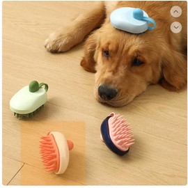 Soft Silicone Pets Hair Remover Comb - Handheld Bath Shower Hair Shampoo for Dogs & Cats - Cleaning Tool for Pet Products