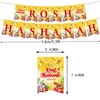 LOONELO Rosh Hashanah Hanging Banner, 1 Set Rosh Hashanah Bunting
