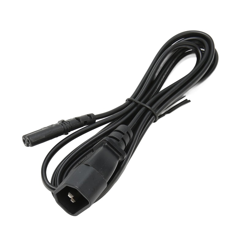 IEC320 C14 to C7 Cord Male to Female Power Adapter